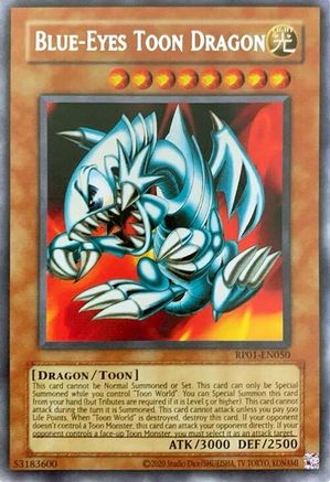 Image of Blue-Eyes Toon Dragon [RP01-EN050] Rare