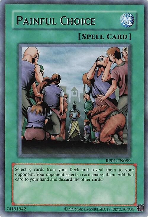 Image of Painful Choice [RP01-EN059] Rare