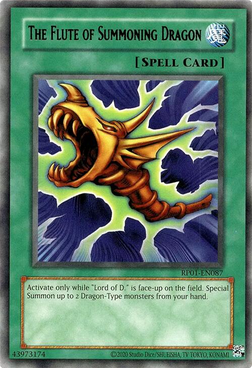 Image of The Flute of Summoning Dragon [RP01-EN087] Rare