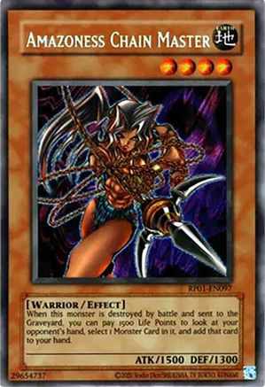 Image of Amazoness Chain Master [RP01-EN097] Secret Rare