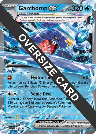Image of Garchomp ex 038/182  - Holofoil Jumbo Cards - Promo
