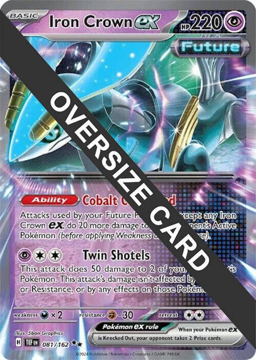Image of Iron Crown ex (081) (Jumbo Card) [Scarlet & Violet: Black Star Promos]