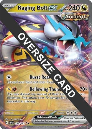 Image of Raging Bolt ex 123/162  - Holofoil Jumbo Cards - Promo