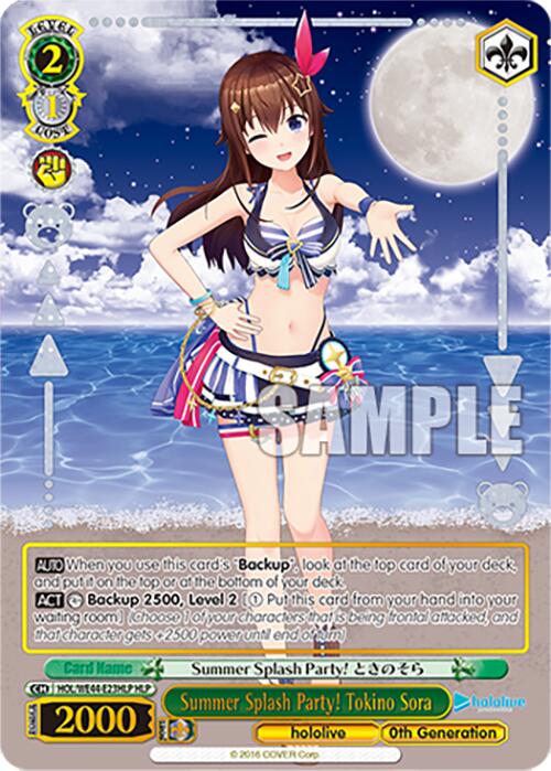 Image of Summer Splash Party! Tokino Sora (HOL/WE44-E23HLP HLP) [hololive production Summer Collection Premium Booster]