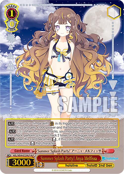 Image of Summer Splash Party! Anya Melfissa (HOL/WE44-E32HLP HLP) [hololive production Summer Collection Premium Booster]