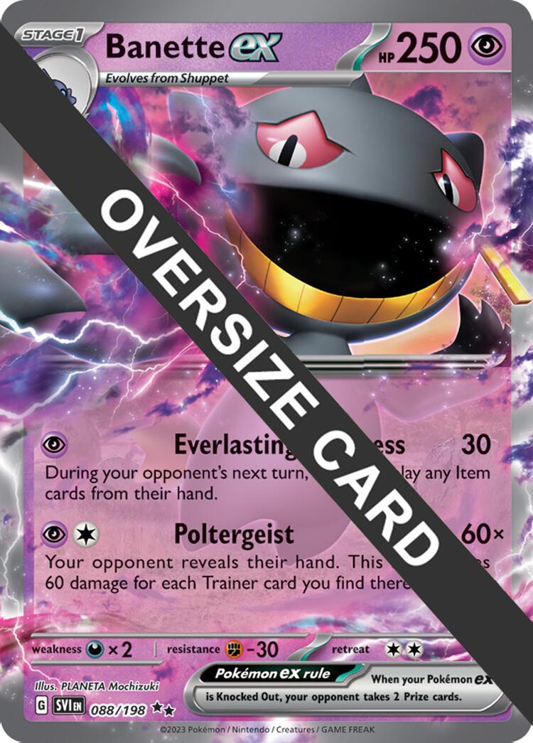 Image of Banette ex (088) (Jumbo Card) [Scarlet & Violet: Black Star Promos]