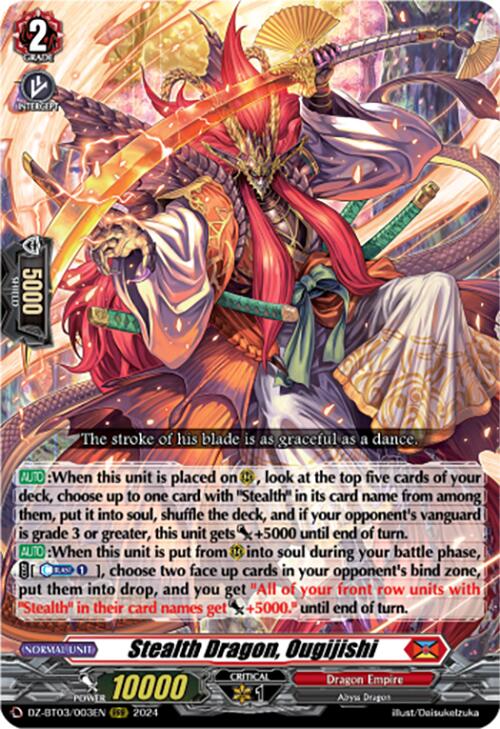 Image of Stealth Dragon, Ougijishi (DZ-BT03/003EN) [Dimensional Transcendence]