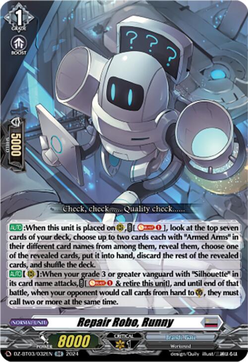 Image of Repair Robo, Runny (DZ-BT03/032EN) [Dimensional Transcendence]