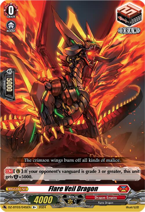 Image of Flare Veil Dragon (R+) (DZ-BT03/045EN) [Dimensional Transcendence]