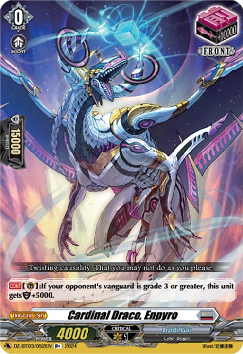 Image of Cardinal Draco, Enpyro (R+) (DZ-BT03/052EN) [Dimensional Transcendence]