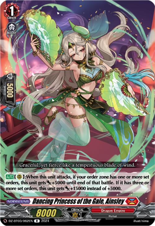 Image of Dancing Princess of the Gale, Ainsley (DZ-BT03/062EN) [Dimensional Transcendence]