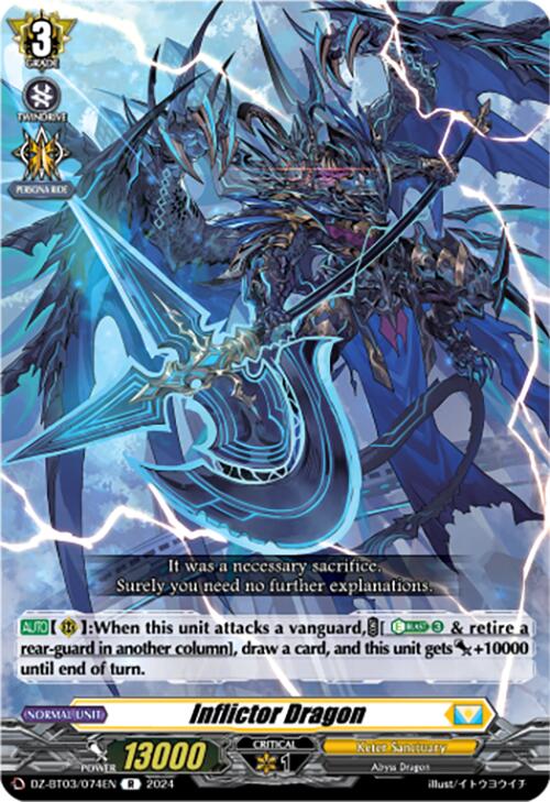 Image of Inflictor Dragon (DZ-BT03/074EN) [Dimensional Transcendence]