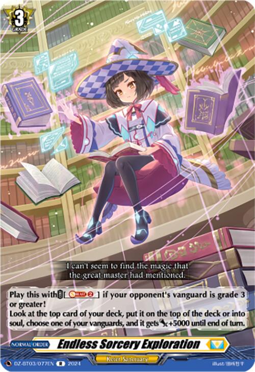 Image of Endless Sorcery Exploration (DZ-BT03/077EN) [Dimensional Transcendence]