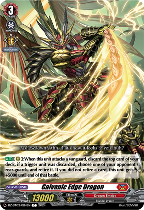 Image of Galvanic Edge Dragon (DZ-BT03/084EN) [Dimensional Transcendence]