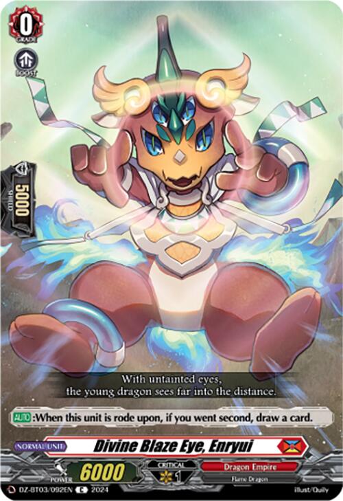 Image of Divine Blaze Eye, Enryui (DZ-BT03/092EN) [Dimensional Transcendence]