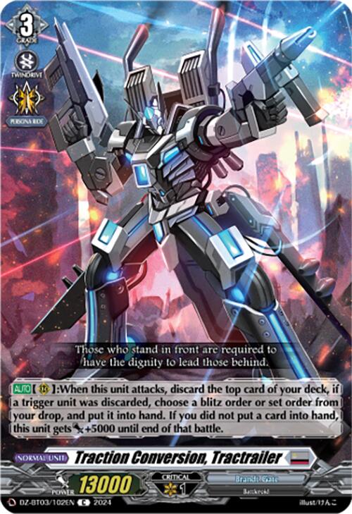 Image of Traction Conversion, Tractrailer (DZ-BT03/102EN) [Dimensional Transcendence]