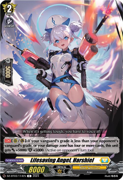 Image of Lifesaving Angel, Harshiel (DZ-BT03/114EN) [Dimensional Transcendence]