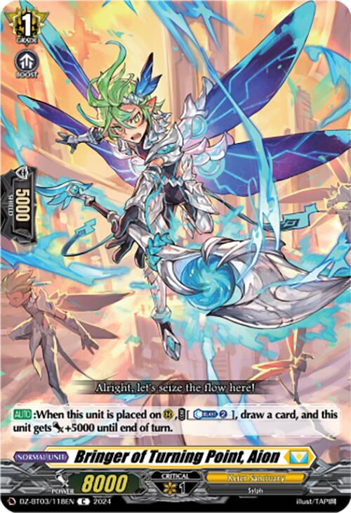 Image of Bringer of Turning Point, Aion (DZ-BT03/118EN) [Dimensional Transcendence]