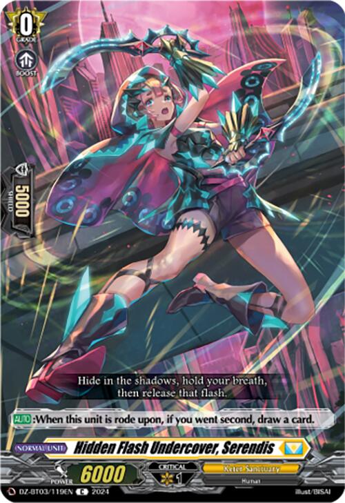 Image of Hidden Flash Undercover, Serendis (DZ-BT03/119EN) [Dimensional Transcendence]