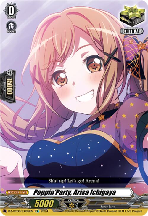 Image of Poppin'Party, Arisa Ichigaya (DZ-BT03/EX05EN) [Dimensional Transcendence]