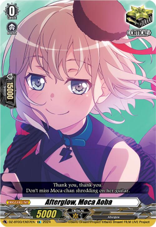 Image of Afterglow, Moca Aoba (DZ-BT03/EX07EN) [Dimensional Transcendence]
