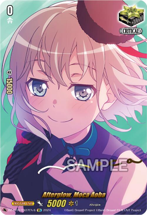 Image of Afterglow, Moca Aoba (Foil) (DZ-BT03/EX07EN-S) [Dimensional Transcendence]