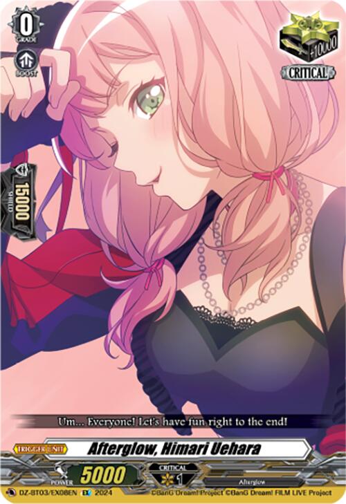 Image of Afterglow, Himari Uehara (DZ-BT03/EX08EN) [Dimensional Transcendence]