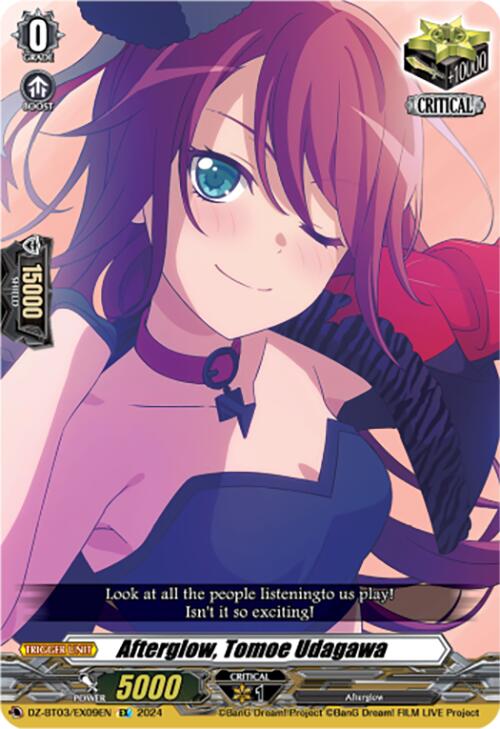 Image of Afterglow, Tomoe Udagawa (DZ-BT03/EX09EN) [Dimensional Transcendence]