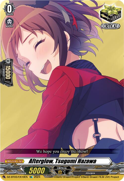 Image of Afterglow, Tsugumi Hazawa (DZ-BT03/EX10EN) [Dimensional Transcendence]