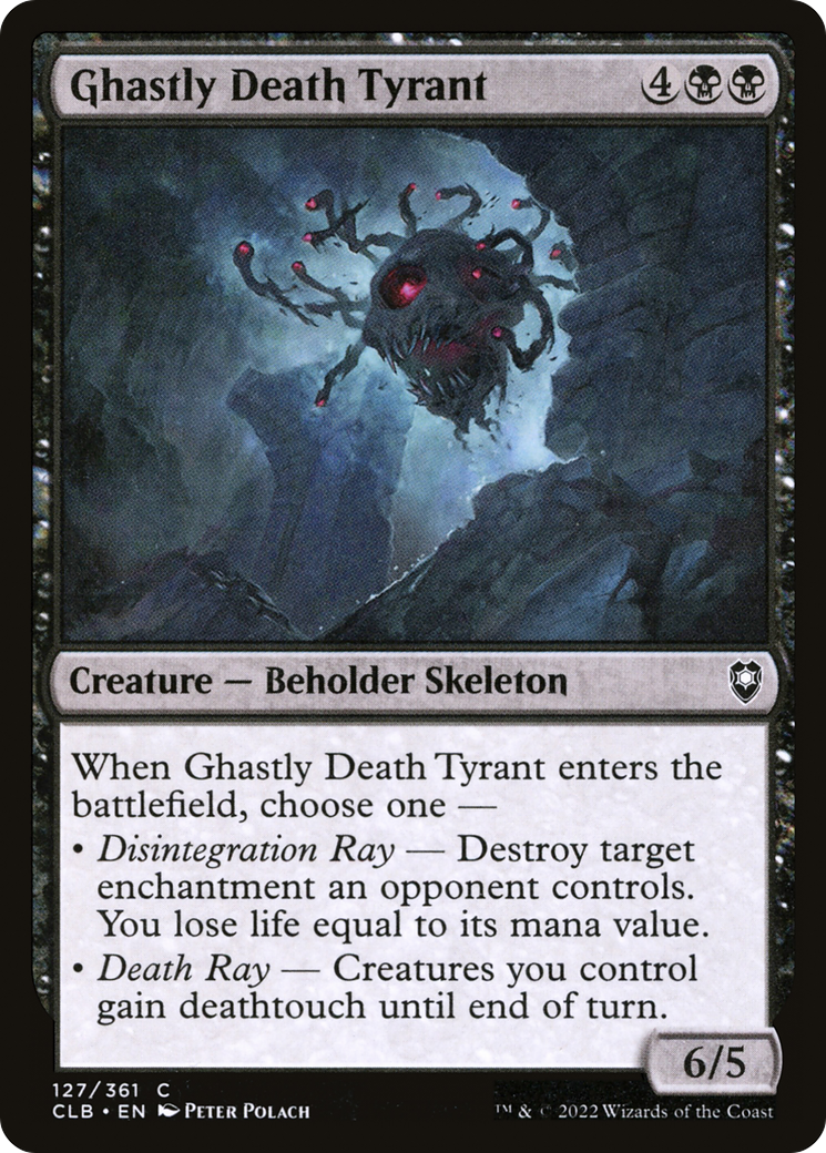 Image of Ghastly Death Tyrant [Commander Legends: Battle for Baldur's Gate]