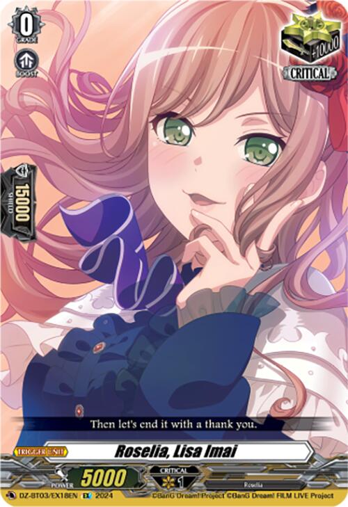 Image of Roselia, Lisa Imai (DZ-BT03/EX18EN) [Dimensional Transcendence]