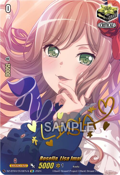 Image of Roselia, Lisa Imai (Foil) (DZ-BT03/EX18EN-S) [Dimensional Transcendence]