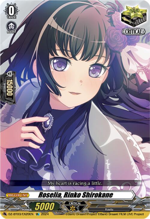 Image of Roselia, Rinko Shirokane (DZ-BT03/EX20EN) [Dimensional Transcendence]