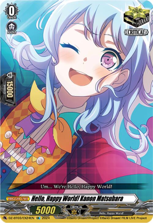 Image of Hello, Happy World! Kanon Matsubara (DZ-BT03/EX24EN) [Dimensional Transcendence]