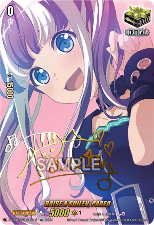 Image of RAISE A SUILEN, PAREO (Foil) (DZ-BT03/EX34EN-S) [Dimensional Transcendence]