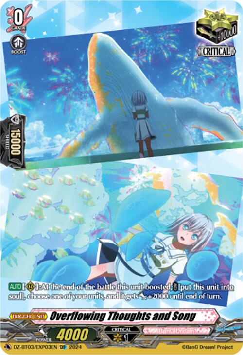 Image of Overflowing Thoughts and Song (DZ-BT03/EXP03EN) [Dimensional Transcendence]