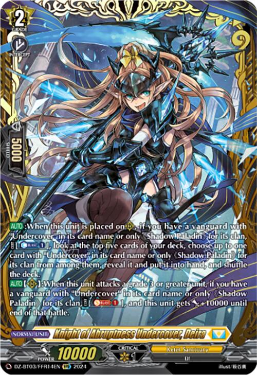 Image of Knight of Abruptness Undercover, Deira (DZ-BT03/FFR14EN) [Dimensional Transcendence]