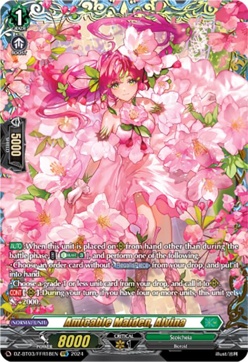 Image of Amicable Maiden, Alvina (DZ-BT03/FFR18EN) [Dimensional Transcendence]