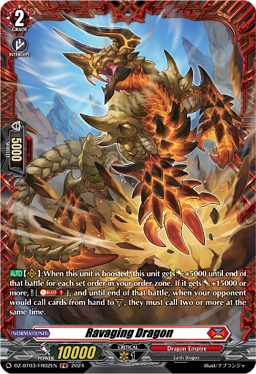 Image of Ravaging Dragon (DZ-BT03/FR02EN) [Dimensional Transcendence]