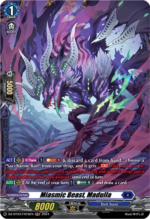 Image of Miasmic Beast, Madulla (DZ-BT03/FR16EN) [Dimensional Transcendence]
