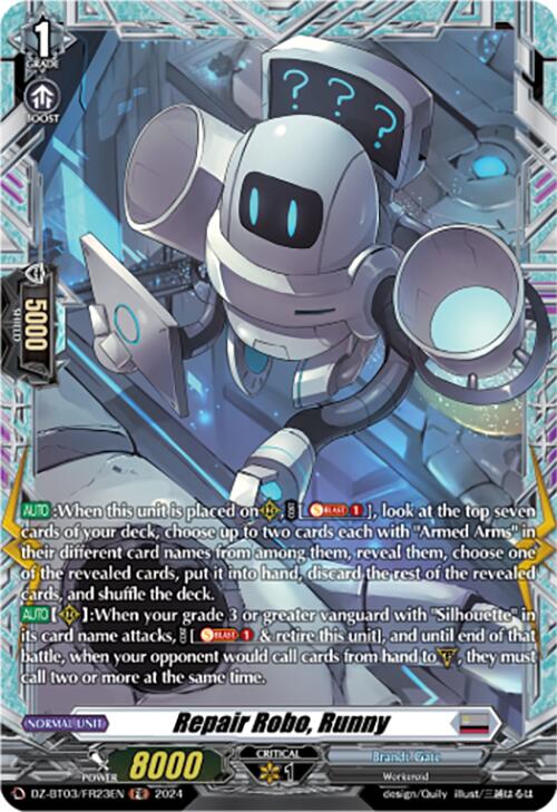 Image of Repair Robo, Runny (DZ-BT03/FR23EN) [Dimensional Transcendence]