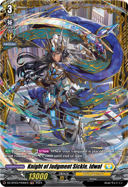 Image of Knight of Judgment Sickle, Idwal (DZ-BT03/FR35EN) [Dimensional Transcendence]