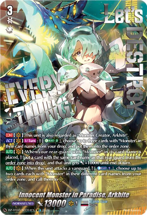 Image of Innocent Monster in Paradise, Arkhite (DZ-BT03/SEC04EN) [Dimensional Transcendence]