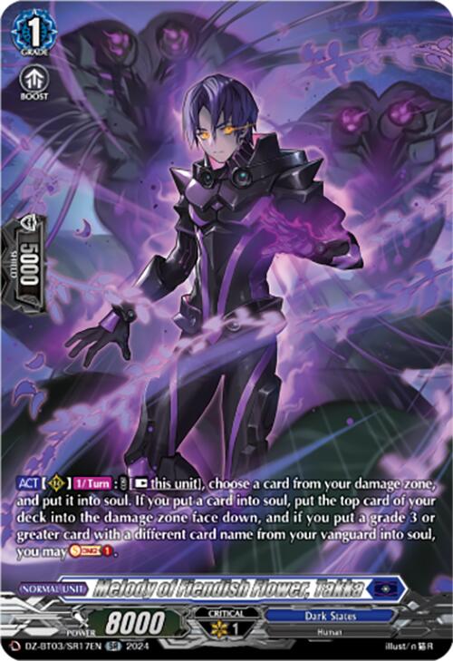 Image of Melody of Fiendish Flower, Takka (DZ-BT03/SR17EN) [Dimensional Transcendence]