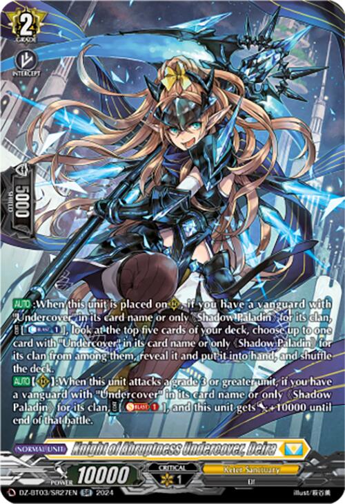 Image of Knight of Abruptness Undercover, Deira (DZ-BT03/SR27EN) [Dimensional Transcendence]