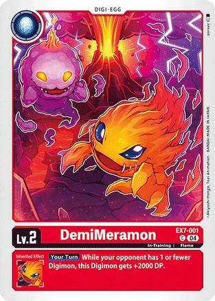 Image of DemiMeramon [EX7-001] [Digimon LIBERATOR]