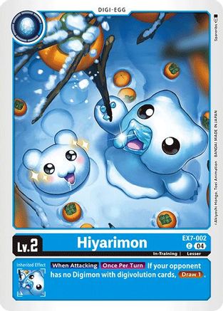 Image of Hiyarimon [EX7-002] [Digimon LIBERATOR]
