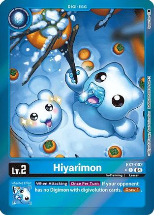 Image of Hiyarimon [EX7-002] (Foil) [Digimon LIBERATOR]