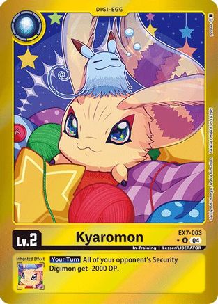 Image of Kyaromon [EX7-003] (Foil) [Digimon LIBERATOR]
