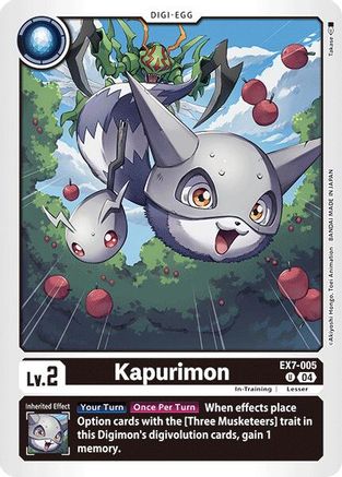 Image of Kapurimon [EX7-005] [Digimon LIBERATOR]